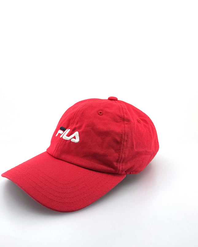 Fila Red Vintage Baseball Cap miehille