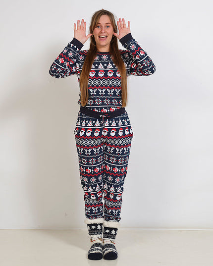 Blue Christmas Pajamas for Men