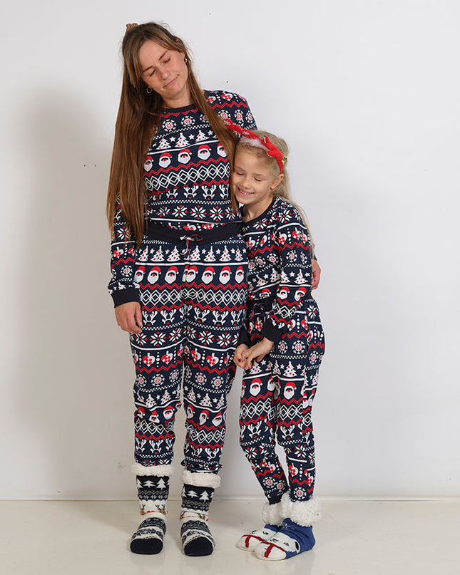 Blue Christmas Pajamas for Men