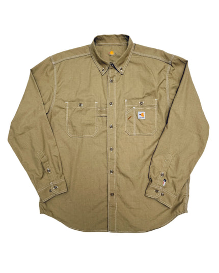 Vintage Long Sleeve Shirt - Carhartt | Flame Resistant for Men
