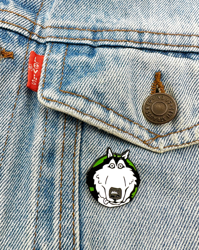 Husky II Pin - Adorable Accessory for Dog Lovers