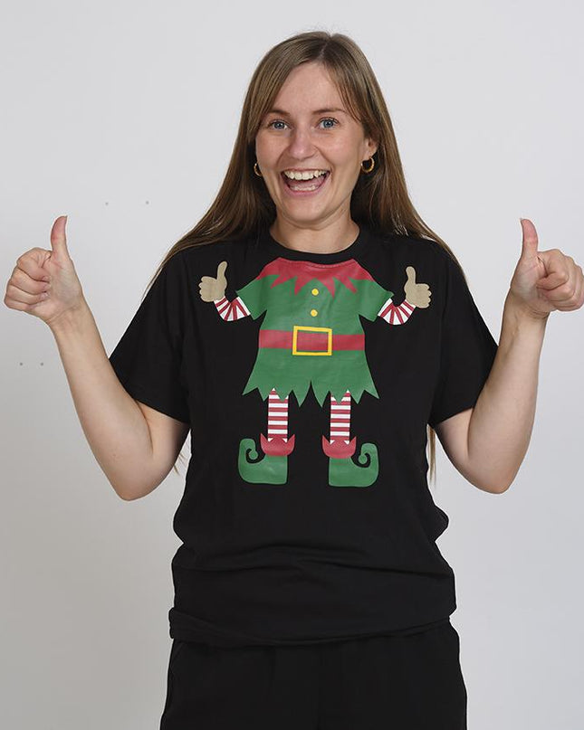 Elf T-Shirt for Women for Festive Spirit