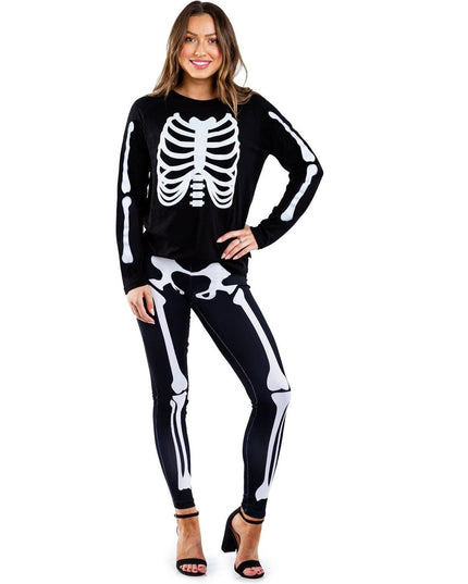 Women's Long Sleeve Skeleton Shirt