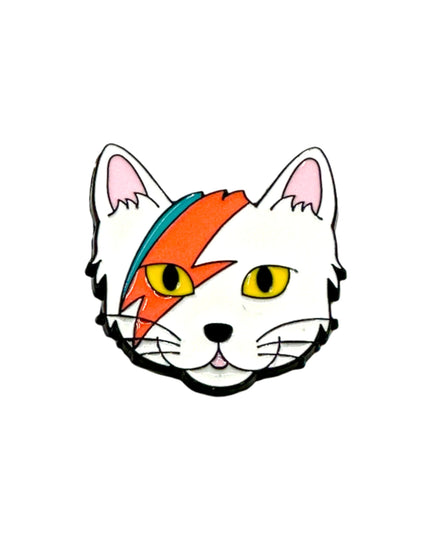 Lightning Cat Pin - Bold Accessory for Cat Lovers