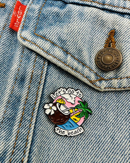 Beach Vibes Pin - Hauska kesälisä