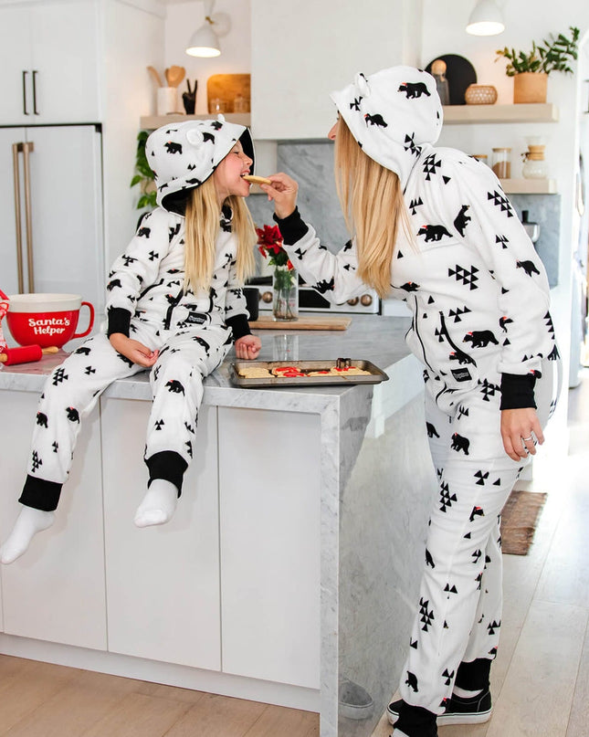 Girl's Beary Christmas Jumpsuit