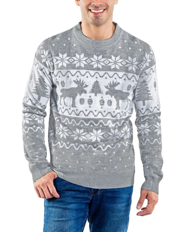 Men's Merry Moose Ugly Christmas Sweater