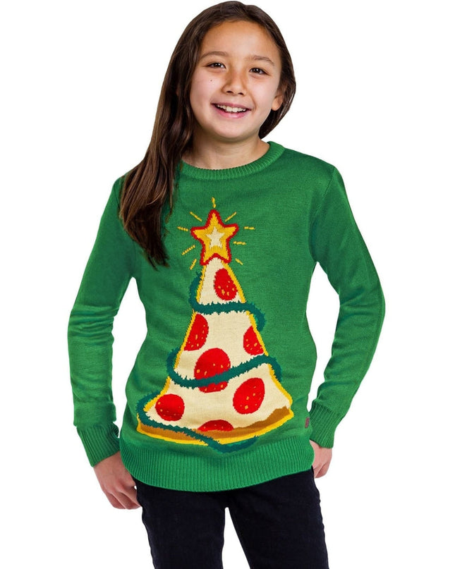 Boy's / Girl's Pizza Tree Sweater