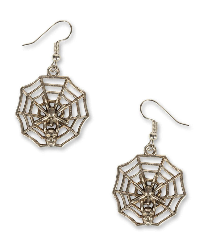 Spider Web Earrings
