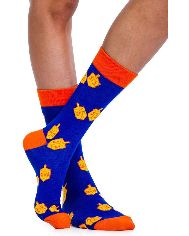 Women's Jewish Dreidel Socks (Fits Sizes 6-11W)