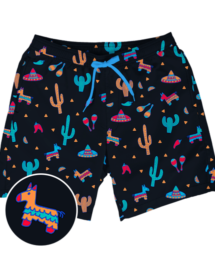 Midnight Fiesta Stretch Swim Trunks - 7.5" Inseam