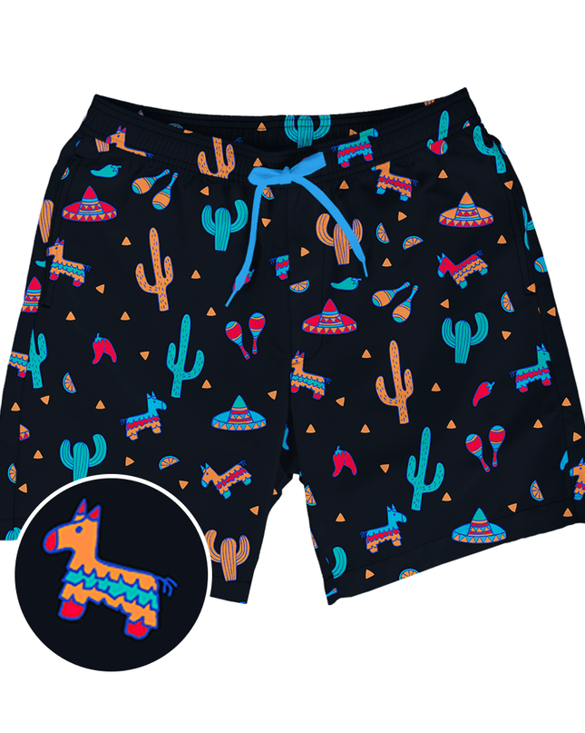 Midnight Fiesta Stretch Swim Trunks - 7.5" Inseam