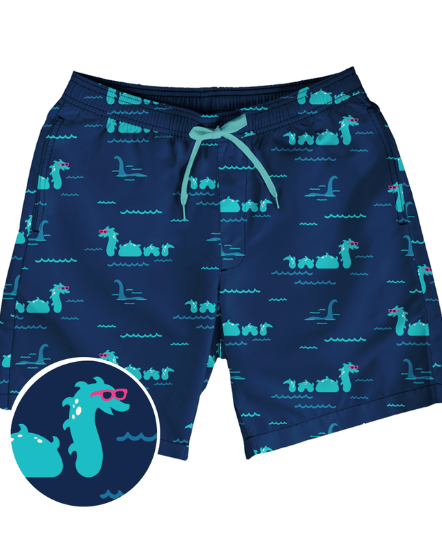 Nothin' But Nessy Stretch Swim Trunks - 7.5" Inseam