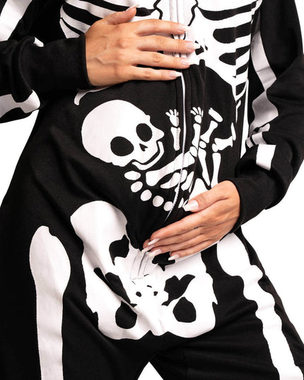 Women's Pregnant Skeleton Maternity Costume