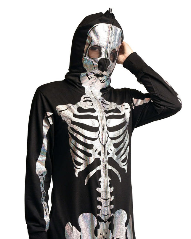 Women's Shimmer Skeleton Costume