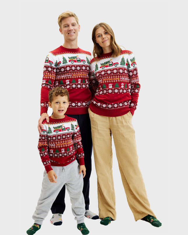 Driving Home for Christmas Sweater for Men - Trine Collection