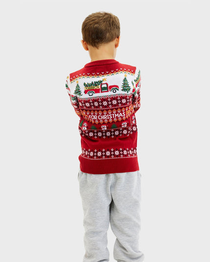Driving Home for Christmas Sweater for Kids