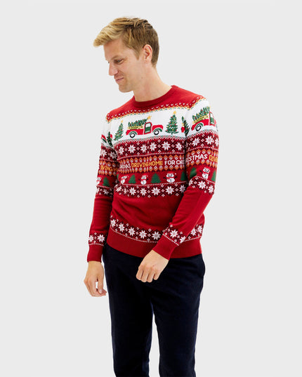 Driving Home for Christmas Sweater for Men