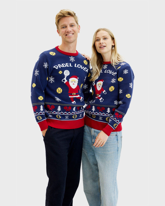 Santa's Padel Club Sweater for Men - Trine Collection