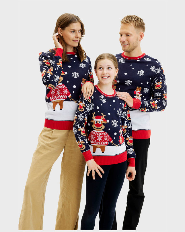 Kids' Christmas Sweater - Bringing Christmas Gifts