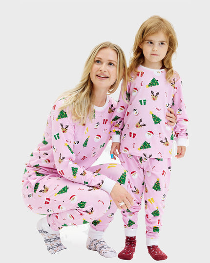 Pinkish Christmas Pajamas lapsille - Ympärivuotinen Mukavuus
