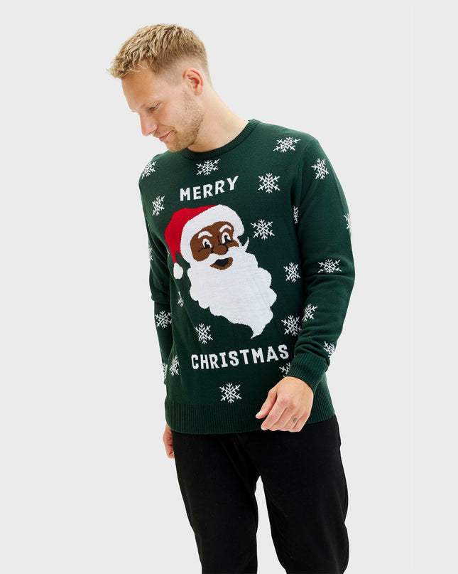 Men's Merry Christmas Santa Sweater for the Holidays