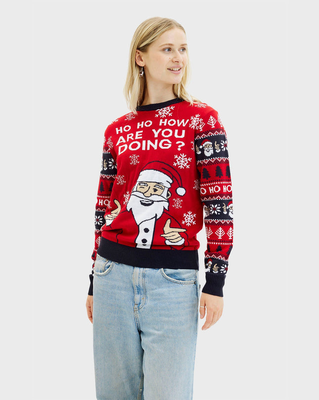 Ho Ho How You Doin' Christmas Sweater for Women - Bestsellers