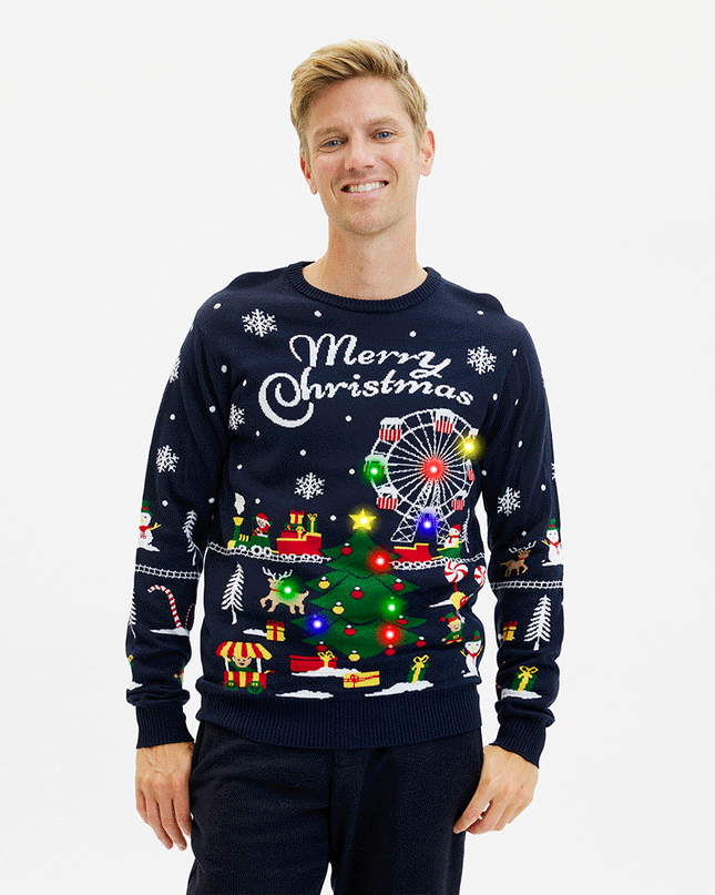 Christmas Market Sweater for Men