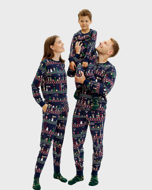 Vintage Gamer Christmas Pajamas for Men
