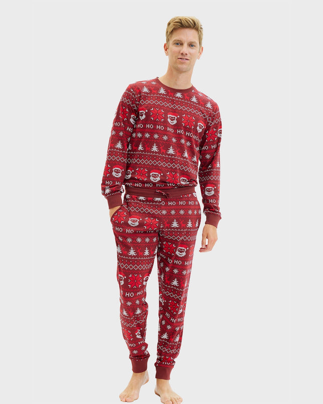Ho Ho Ho Christmas Pajamas for Men
