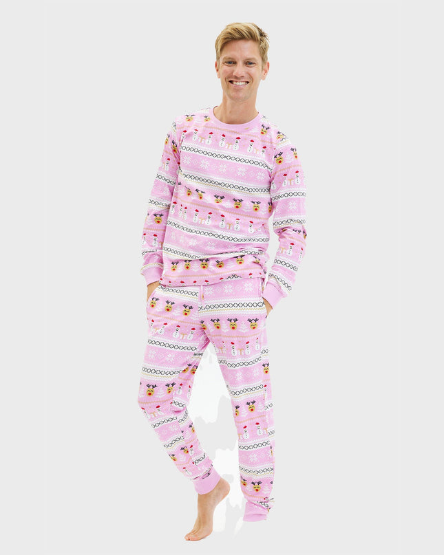 Ultimate Pink Christmas Pajamas for Men