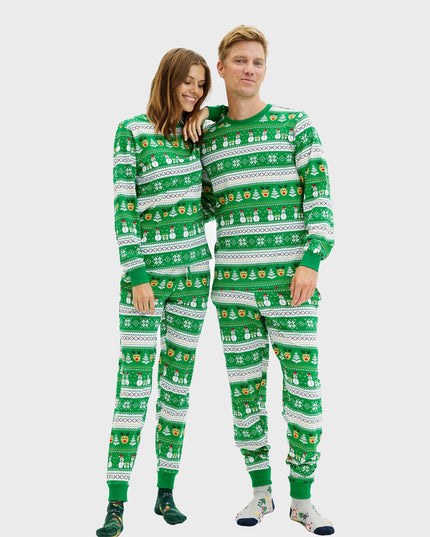 Ultimate Green Christmas Pajamas for Men