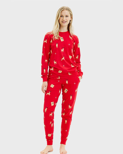 Elegant Red Christmas Pajamas for Women