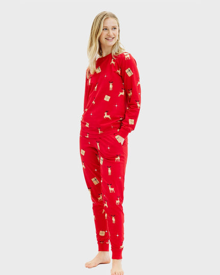 Elegant Red Christmas Pajamas for Women