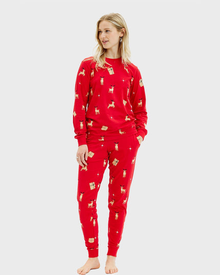 Elegant Red Christmas Pajamas for Women