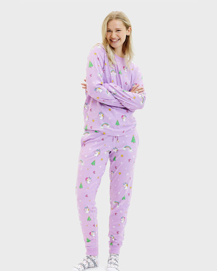 Unicorn Christmas Pajamas for Women - Family Collection