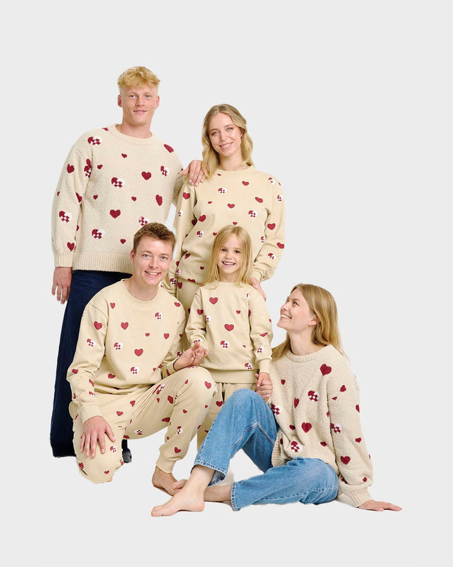 Christmas Heart Sweatset for Men - Comfortable Holiday Wear