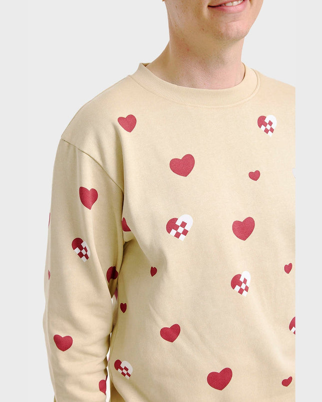 Christmas Heart Sweatset for Men - Comfortable Holiday Wear