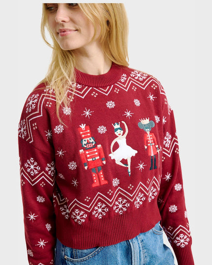 Women's Nutcracker Christmas Sweater