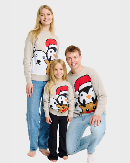 Animal Christmas Sweater - Women