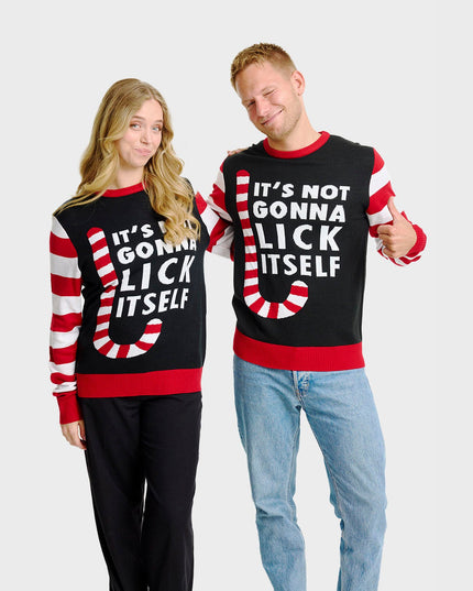 Men's Candy Cane Christmas Sweater
