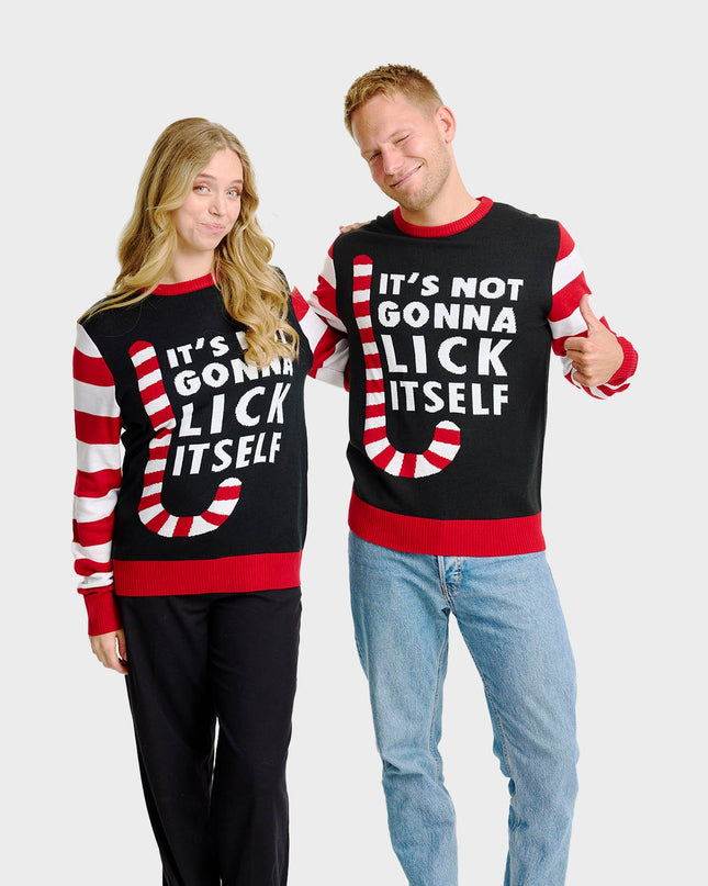 Men's Candy Cane Christmas Sweater