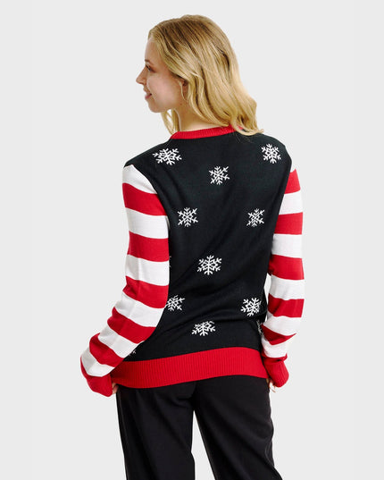 Candy Cane Christmas Sweater for Women