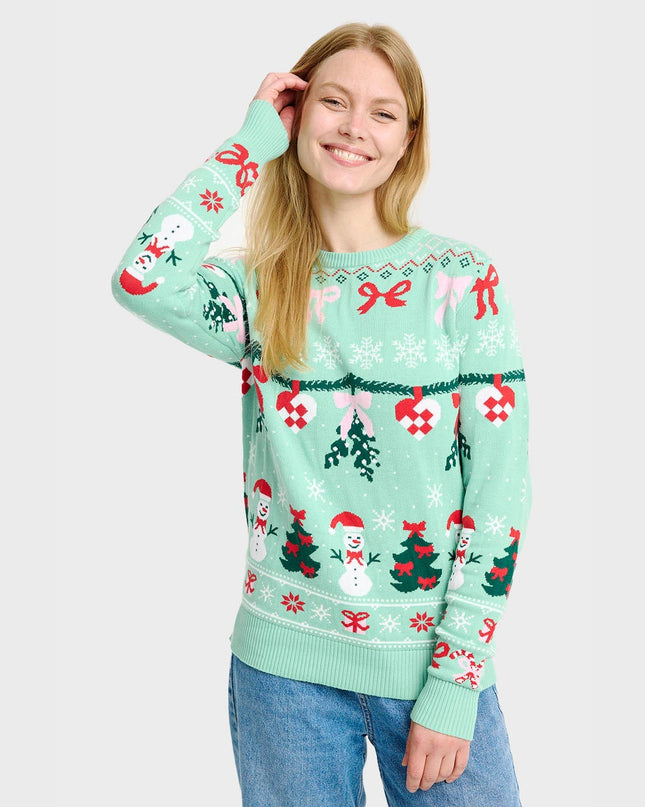 Knitted Christmas Sweater for Women