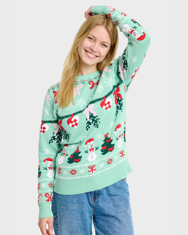 Knitted Christmas Sweater for Women