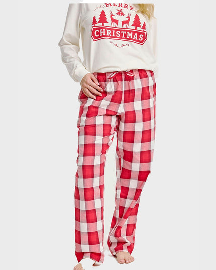 Flannel Christmas Pants for Women - Holiday Comfort