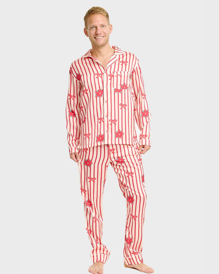 Satin Christmas Pajamas for Men