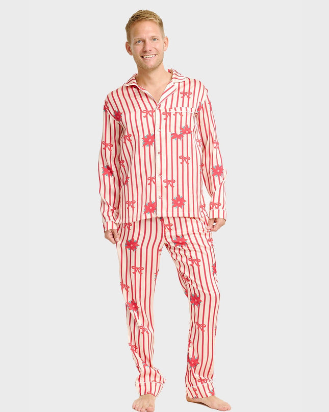 Satin Christmas Pajamas for Men