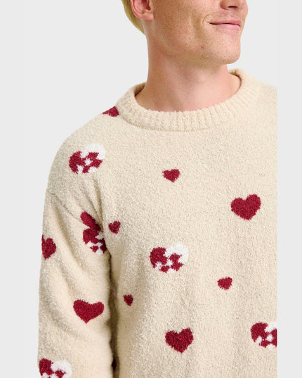Women's Christmas Heart Sweater