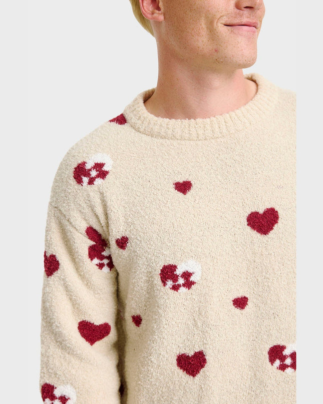 Women's Christmas Heart Sweater